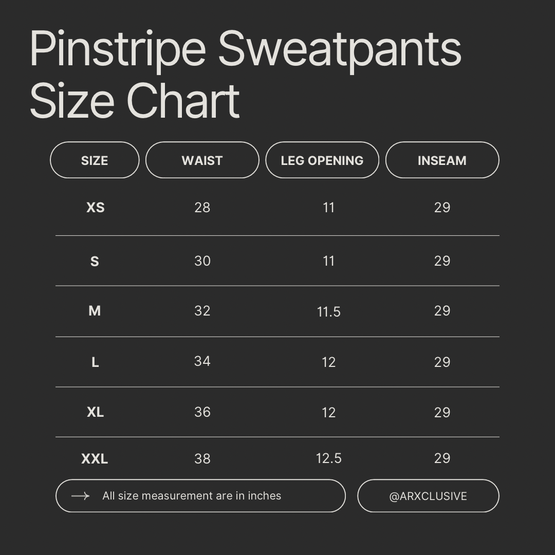 Pinstripe Sweats